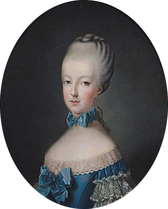 Portrait of Marie-Antoinette - by Joseph Ducreux